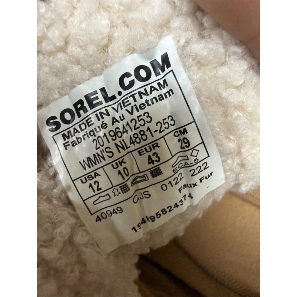 Sorel Explorer II Drift Waterproof‎ Suede Ankle Booties Boots Shoes Tan Women 12